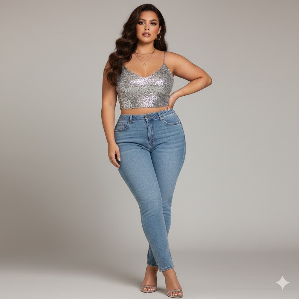 Good American Always Fits Good Classic Straight Jeans | Size 28-32 (plus sz)